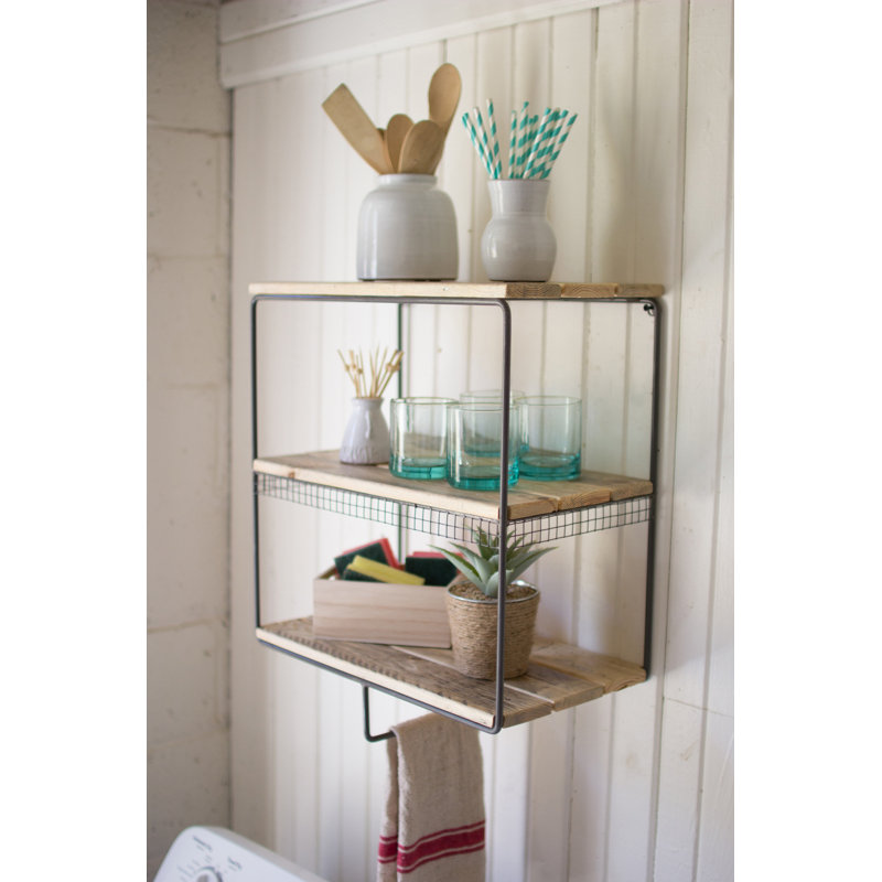 Gracie Oaks Adalgar Hanging Bar Wall Shelf & Reviews Wayfair.ca